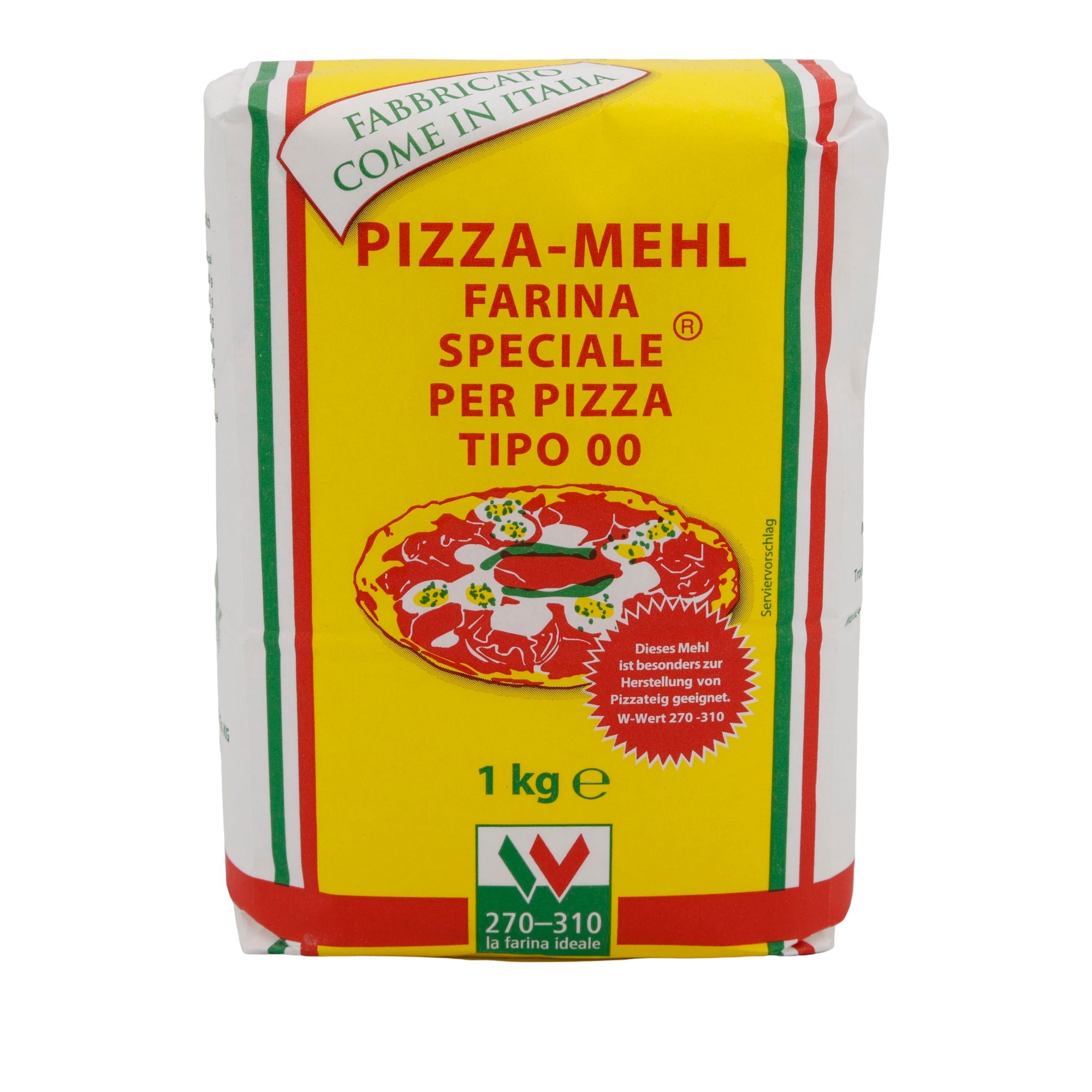 Mehl | Pizza-Mehl Tipo 00 | Spezialweizenmehl für Pizzateig | 1 kg la farina ideale